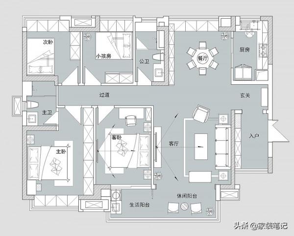 發現一戶45歲阿姨的新家，效果那叫一個溫馨，每一處都讓人很驚豔