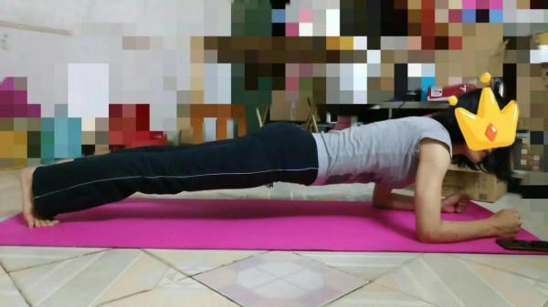 第1晚練習平板支撐