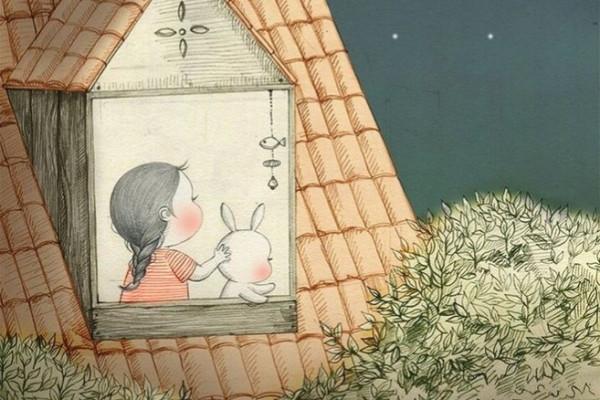 它很可愛，它叫飯桶，可是它走了