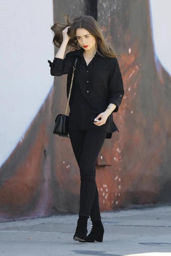 明星穿什麼——白雪公主顏值擔當莉莉柯林斯 明星穿什麼——白雪公主顏值擔當莉莉柯林斯