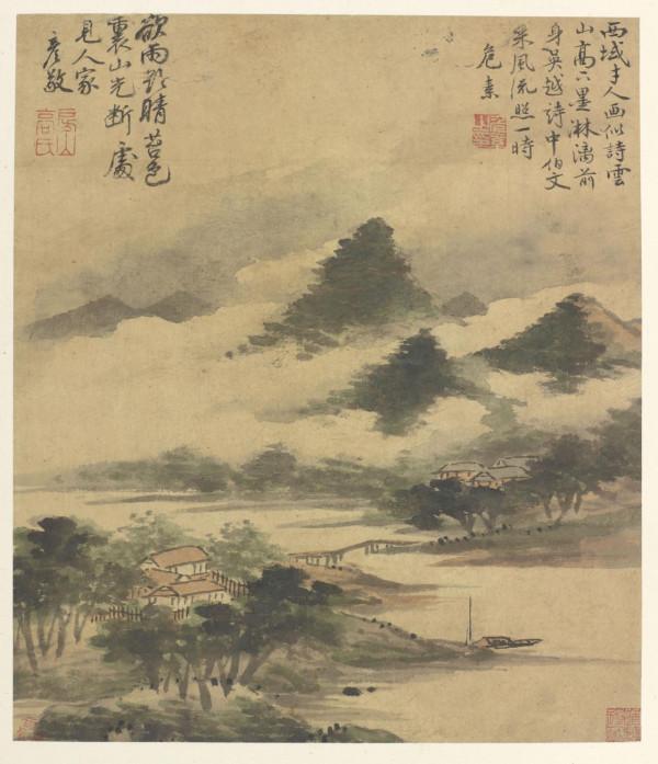 高克恭｜與趙孟頫齊名的元朝山水大家，深得董源、巨然山水之精髓