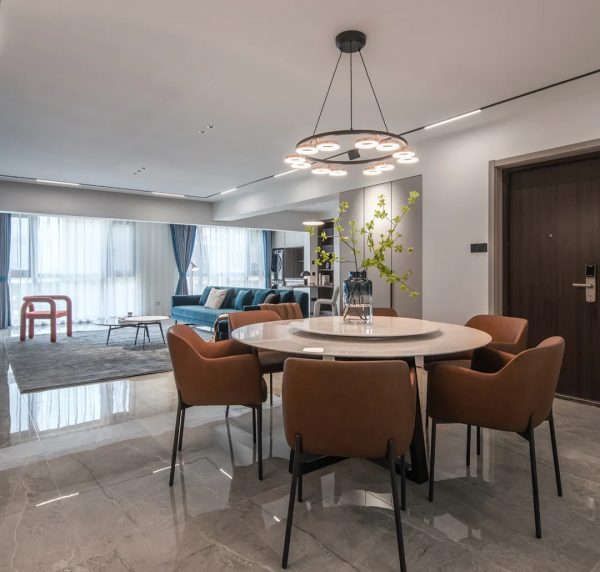 打通4個空間擁有完美客廳，工作收納娛樂一樣不落