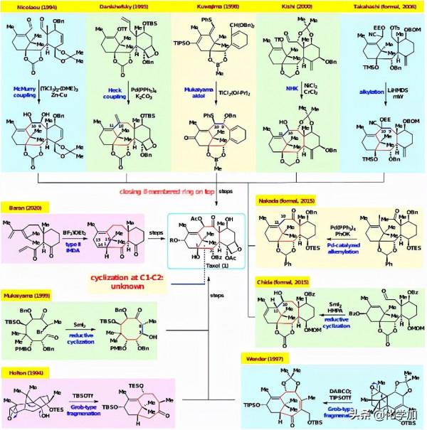 我國首家課題組完成紫杉醇的全合成!最難合成的天然產物分子之一 我國首家課題組完成紫杉醇的全合成!最難合成的天然產物分子之一