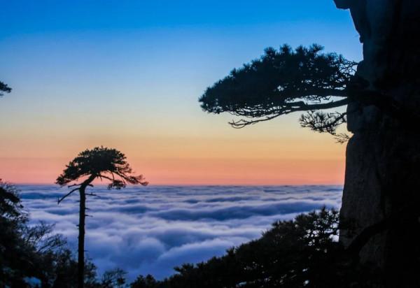 有一種浪漫，叫冬日三清山的雲海和藍天相伴