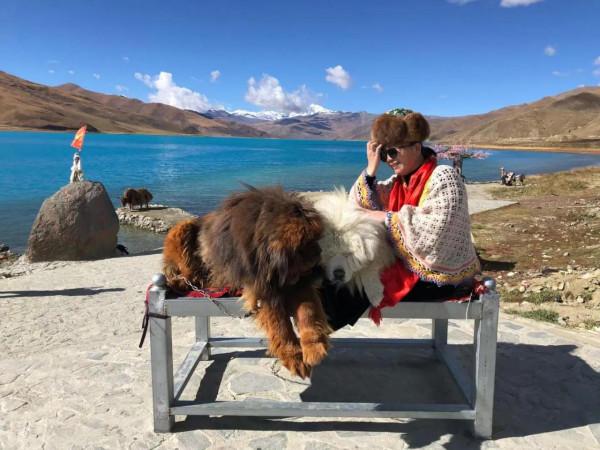 2021年10月21日，秋季的羊湖是很美的