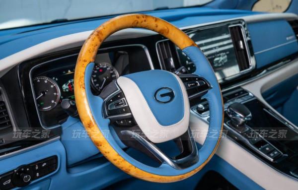 傳祺M8改裝案例 海軍藍內飾定製化改裝 傳祺M8改裝案例 海軍藍內飾定製化改裝