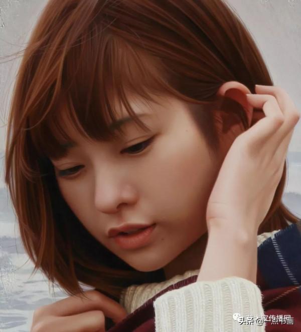 日本 岡靖知 寫實作品欣賞