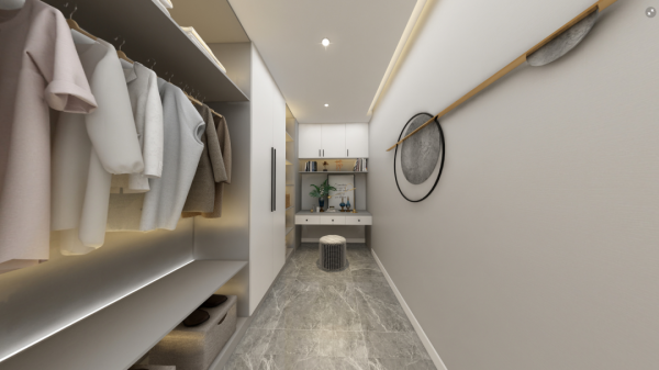 「魯班裝飾」山水融城118m²簡約風格 魅力空間