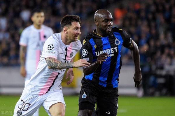 1-1，法甲9.9億航母歐冠翻車，控球64%仍丟兩分，梅西見證大爆冷