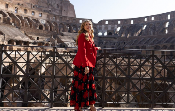 G20第一夫人們第二次大合照！金正淑罕見穿長裙，布麗吉特身材贊