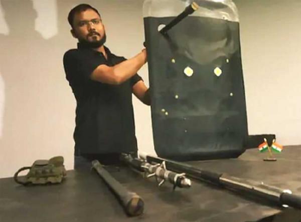 印軍為了對付我軍,發明了很多莫名其妙的武器,中看不中用 印軍為了對付我軍,發明了很多莫名其妙的武器,中看不中用