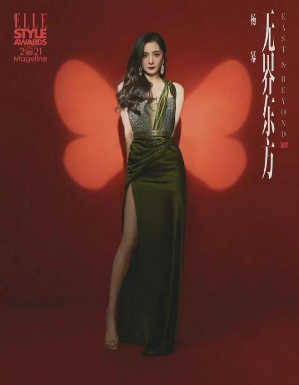 ELLE光影下的明星圖，楊冪驚豔，迪麗熱巴像臉譜，林允直接認不出