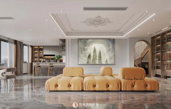 600㎡意式輕奢，大理石恰到好處的時尚雅緻