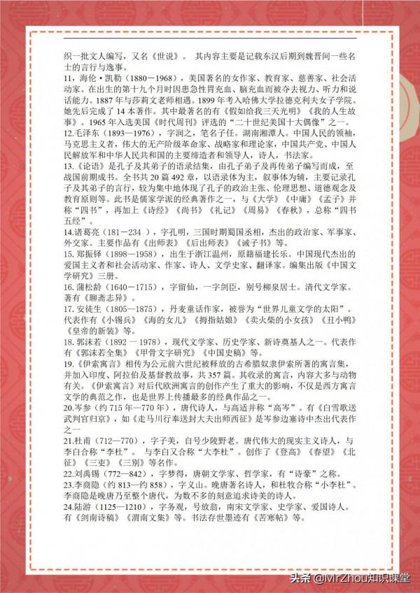 初一上冊語文期末必考高頻考點集錦｜2天學透，衝刺滿分