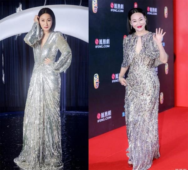 紅毯穿搭，蔣勤勤優雅李若彤仙氣，景甜變身復古名媛貴氣出挑