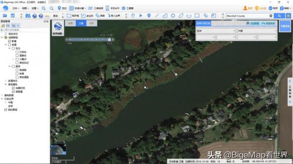 從衛星圖看國外與國內的農村！有什麼差別？