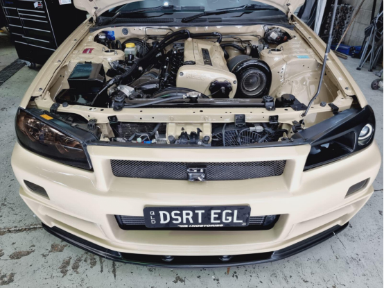 日產天際線GTR R34成為1166匹馬力的&OpenCurlyDoubleQuote;沙漠王子&rdquo;