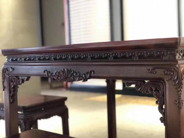 印度小葉紫檀休閒桌