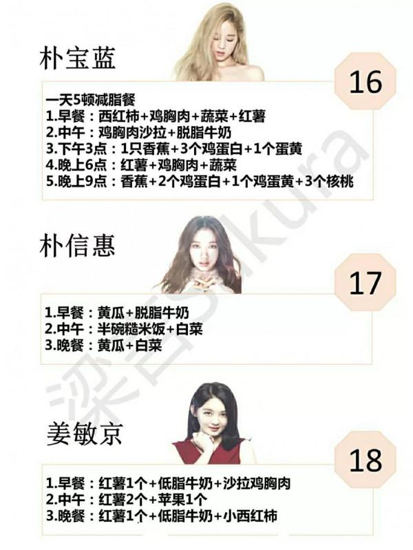 明星同款減肥食譜，喜歡速藏