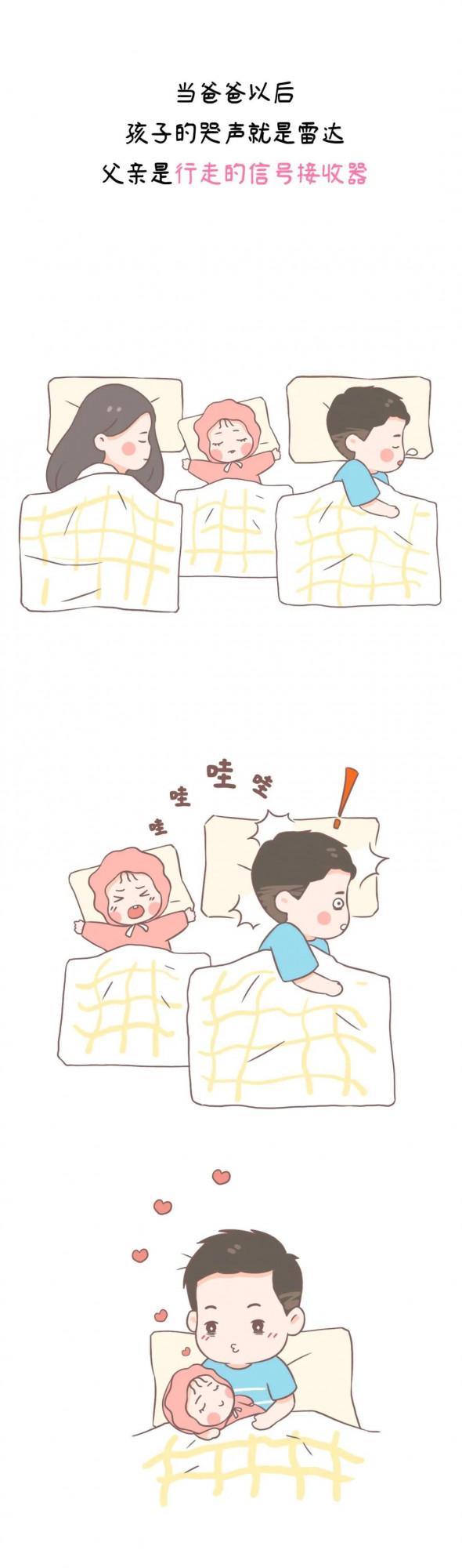 男人當爸前VS當爸後，真實！（漫畫）