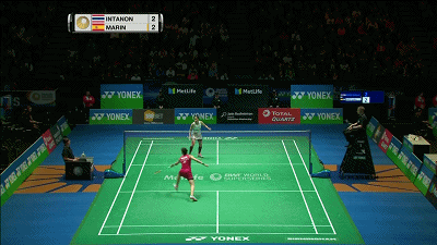 羽毛球正手劈對角線，讓你穩中求勝