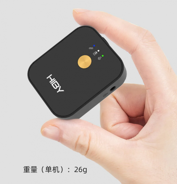 海貝音樂推出 HiBy MC1 領夾無線麥克風：368 元起，10 小時續航
