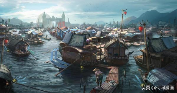 腦洞大開的一組“概念場景”插畫作品！無論想法還是畫技都很出色