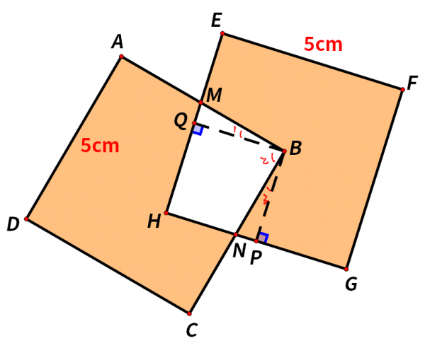 已知正方形邊長為5cm,求陰影面積 已知正方形邊長為5cm,求陰影面積