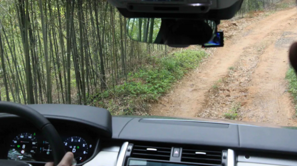 學人穿晚禮服去越野？