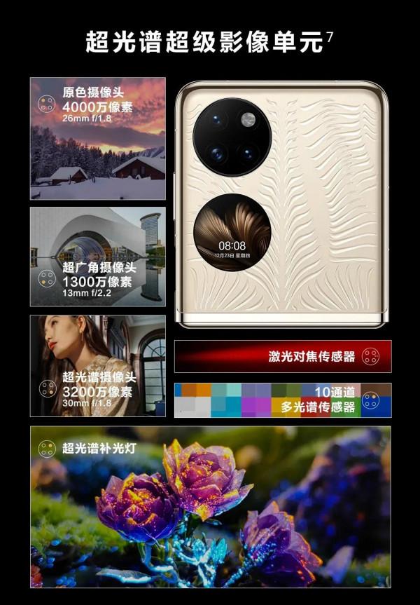 華為 P50 Pocket 搭載全新超光譜影像系統！你想買嗎？