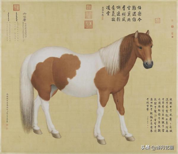 清代畫馬名家郎世寧《十駿圖》欣賞 清代畫馬名家郎世寧《十駿圖》欣賞