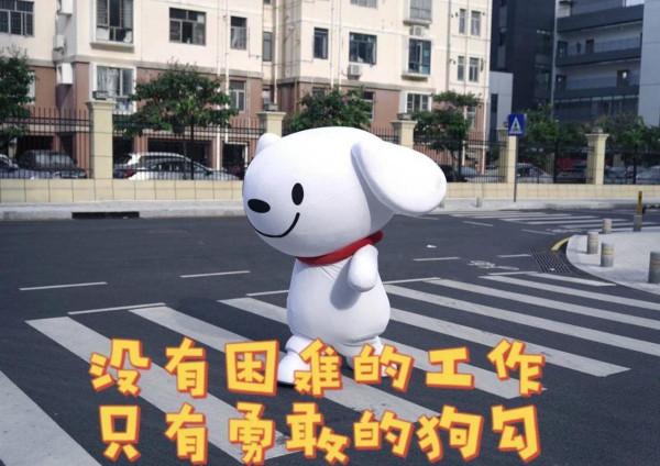 今天被一條狗狗治癒了不開心