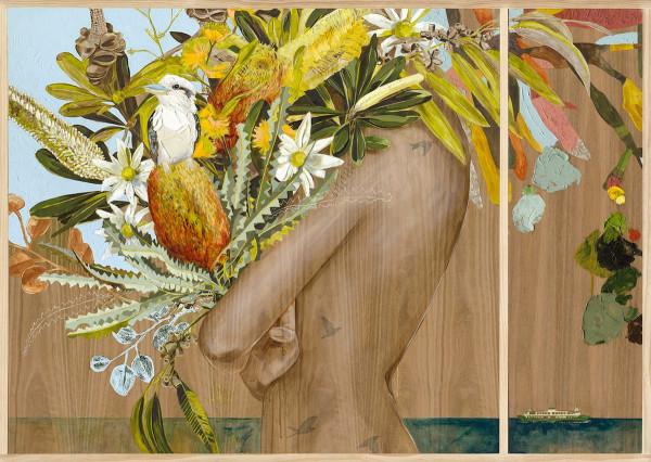 非常驚豔的女性主題花卉藝術作品