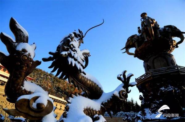 雪花一落，威海赤山就美成了故宮