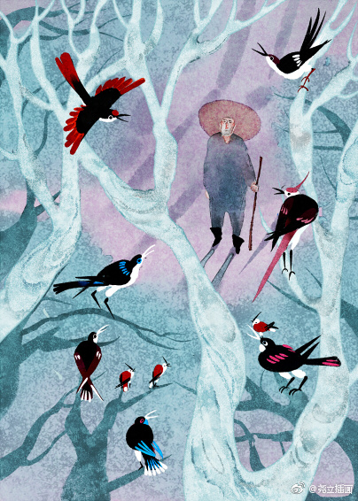 80後清華才女，把“詞牌名”畫成古風美人，每一張都忍不住儲存