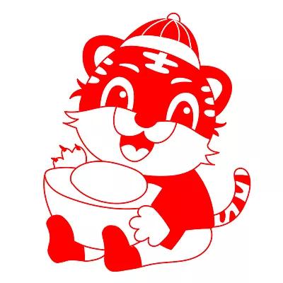 2022年《虎年剪紙集》欣賞