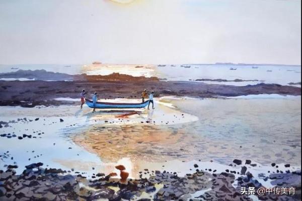 這光影構圖得簡直神了！他筆下風景畫細節也太到位了吧