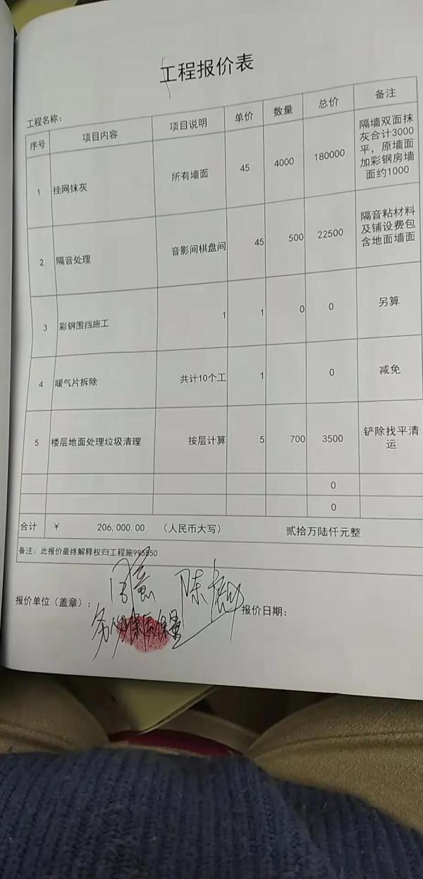 裝修常見失誤-合同簽字案例一