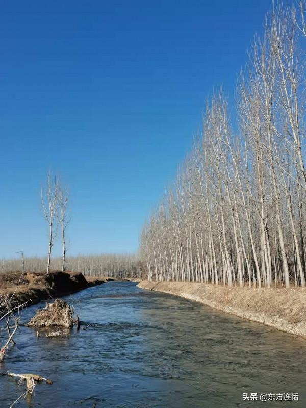 瀑河徒步：楊樹下的小路