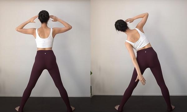 居家站立瘦小腹，10個動作幫你瘦側腰