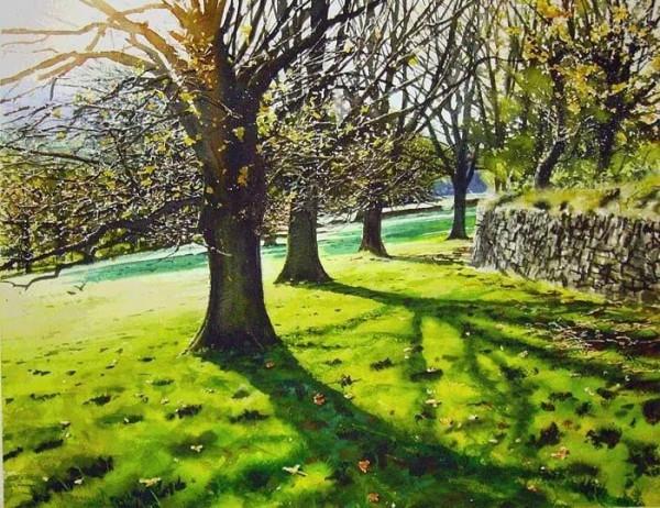 厲害的約·道登水彩風景畫欣賞