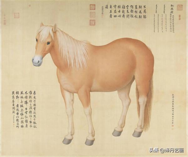 清代畫馬名家郎世寧《十駿圖》欣賞 清代畫馬名家郎世寧《十駿圖》欣賞