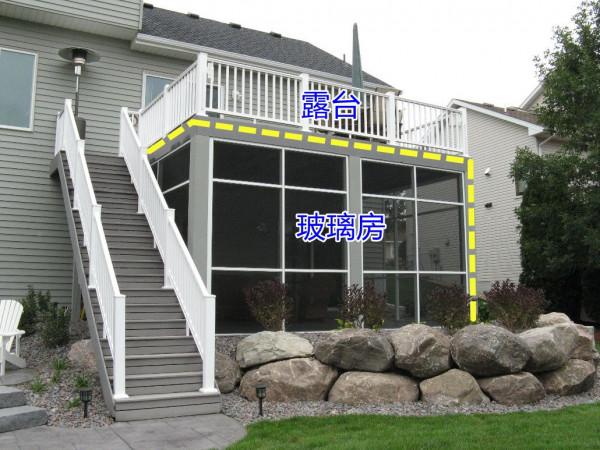 我要是老家門前有塊地，也試試一體玻璃陽光房&plus;露臺，冬夏皆能用
