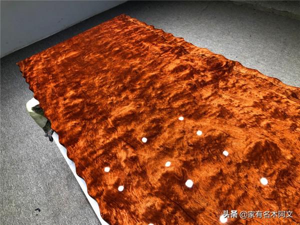 精品水波亂紋巴花大板 178*72*72*8