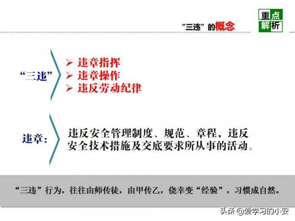 舉一反三！反三違警示危害及預防安全教育培訓警示重析篇