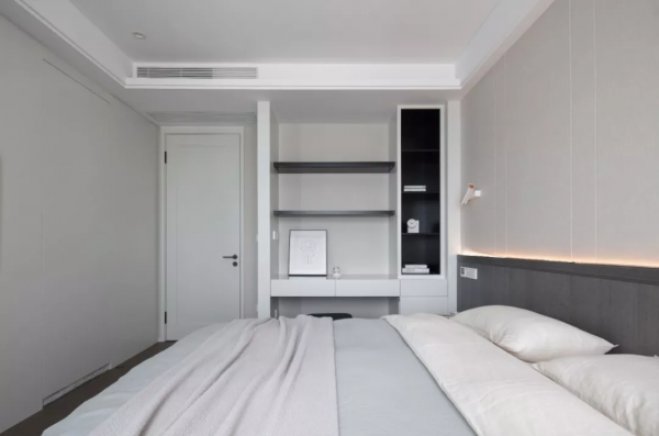 130㎡現代簡約風格新房裝修，客餐廳背景牆愛了