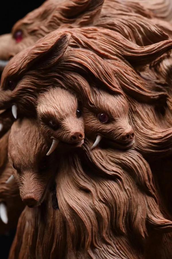 蠪蛭！山海經裡走出來的神獸！這麼別緻的木雕，您可見過？