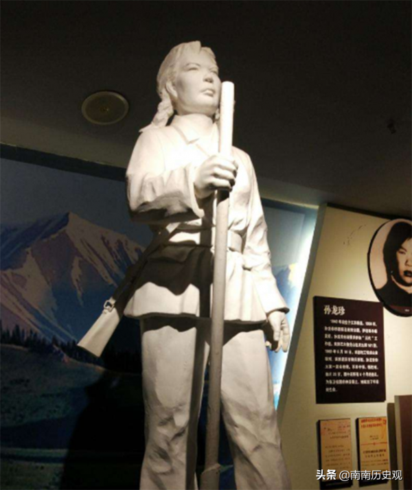 “鐵姑娘”孫龍珍：身懷六甲時犧牲，犧牲後44萬畝土地迴歸中國