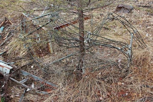 蘇聯遠東地區廢棄的杜加雷達