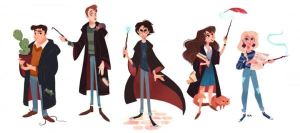 她筆下的畫就和迪士尼動畫一樣治癒 她筆下的畫就和迪士尼動畫一樣治癒